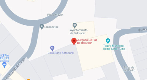 mapa Registro Civil Juzgado de Paz de Belorado Burgos