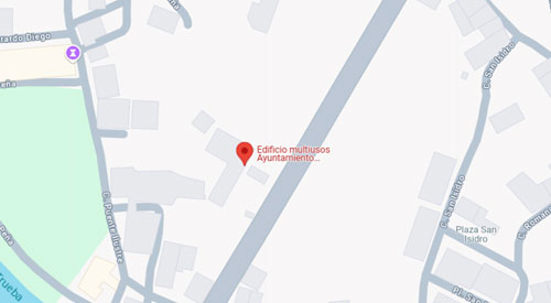 mapa Registro Civil Juzgado de Paz de Espinosa de los Monteros Burgos